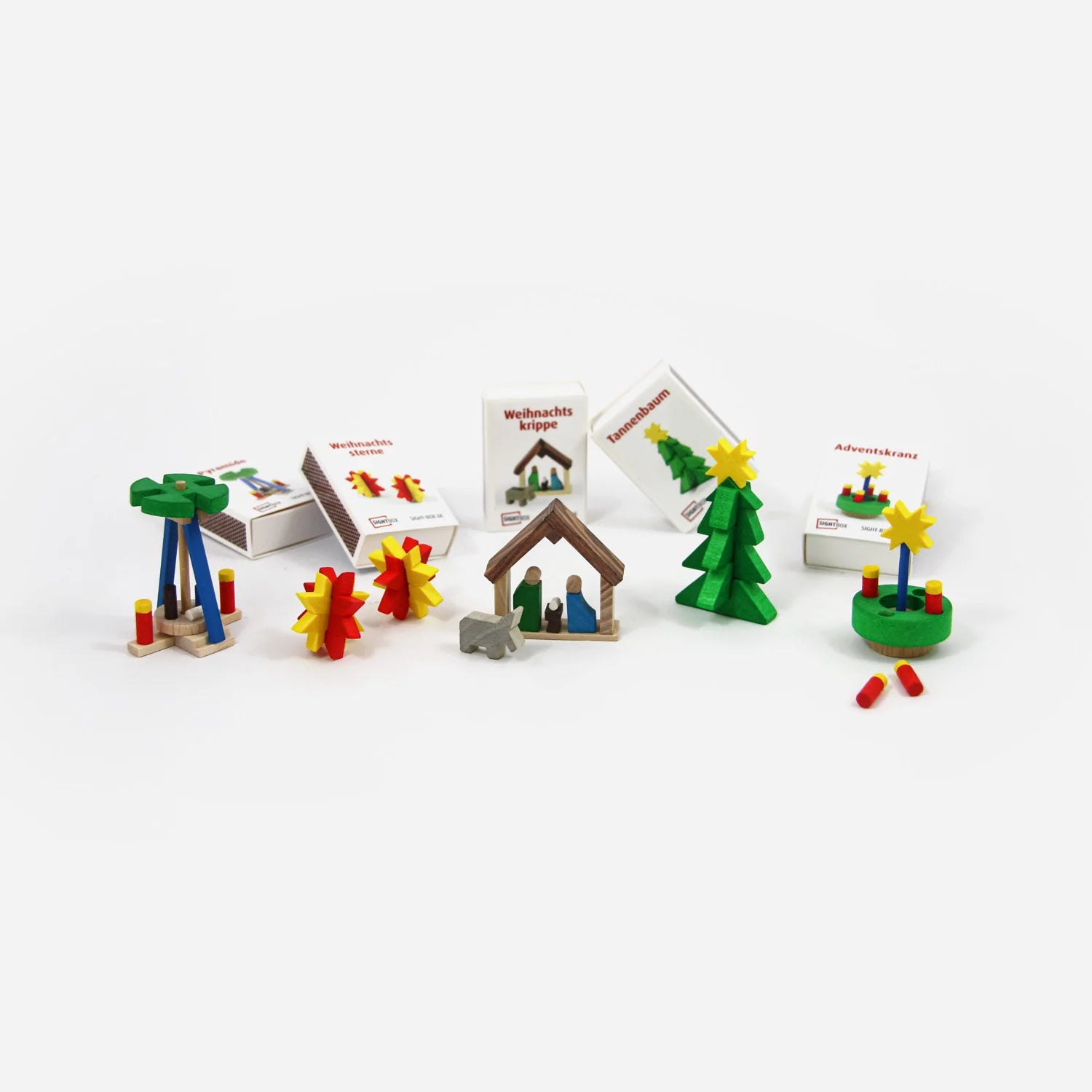 Holzbausatz Weihnachten im 5er Set