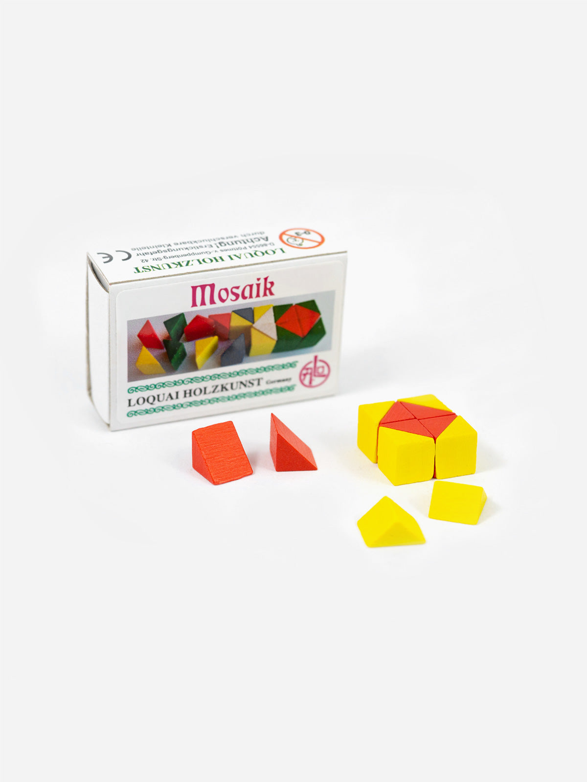 Miniatur Holzspiel Mosaik