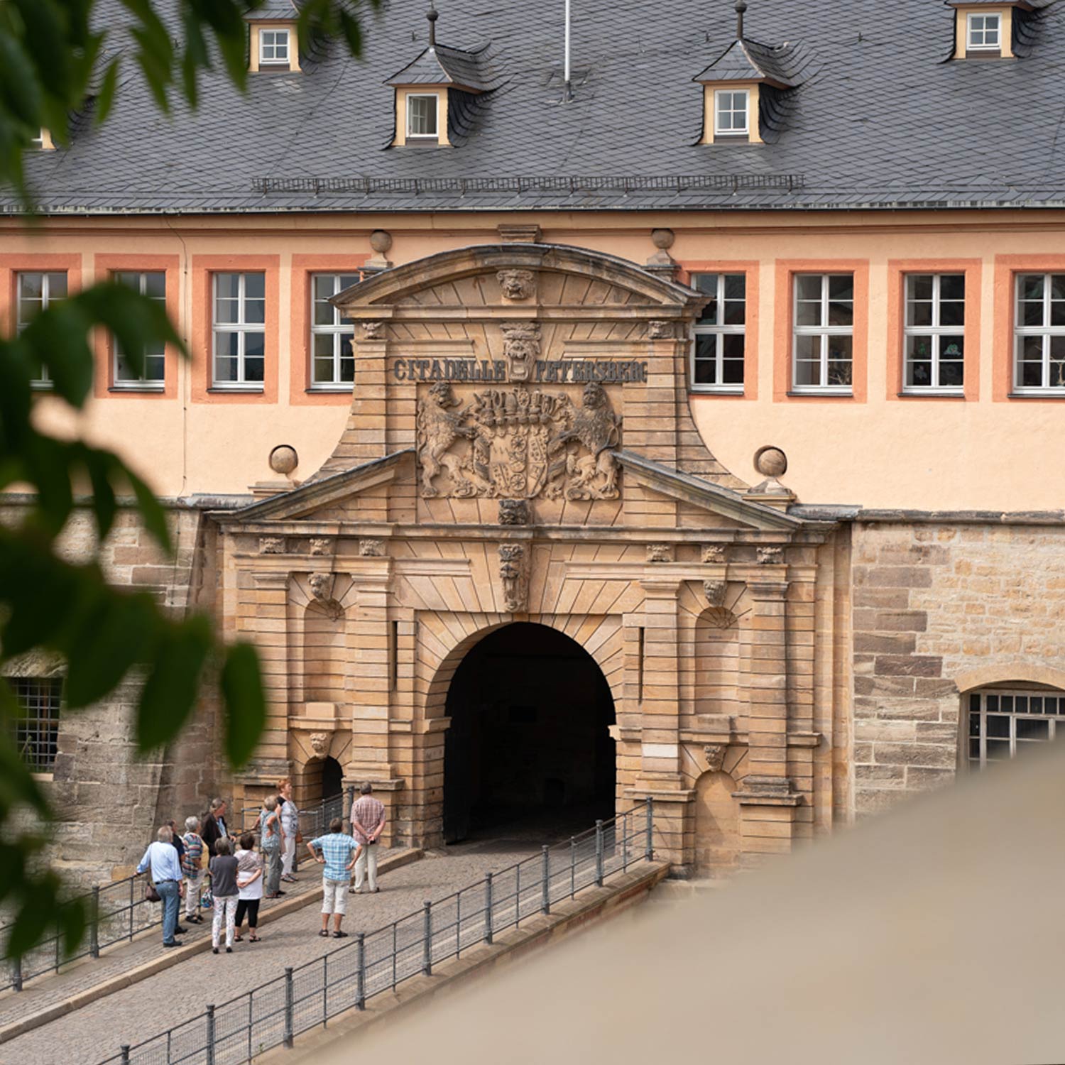 Petersberg Erfurt - Miniatur Holzbausatz in der Streichholzschachtel