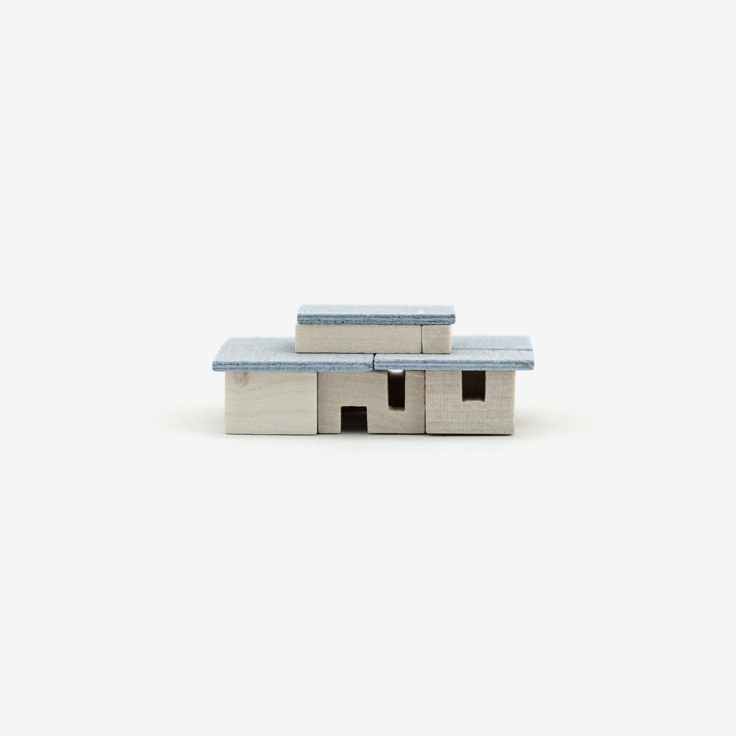 Haus am Horn Weimar - Miniatur Holzbausatz in der Streichholzschachtel
