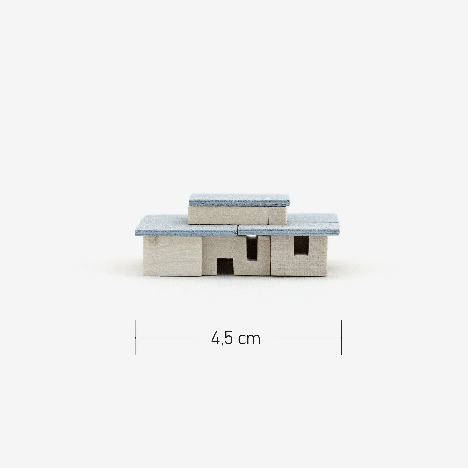 Haus am Horn Weimar - Miniatur Holzbausatz in der Streichholzschachtel