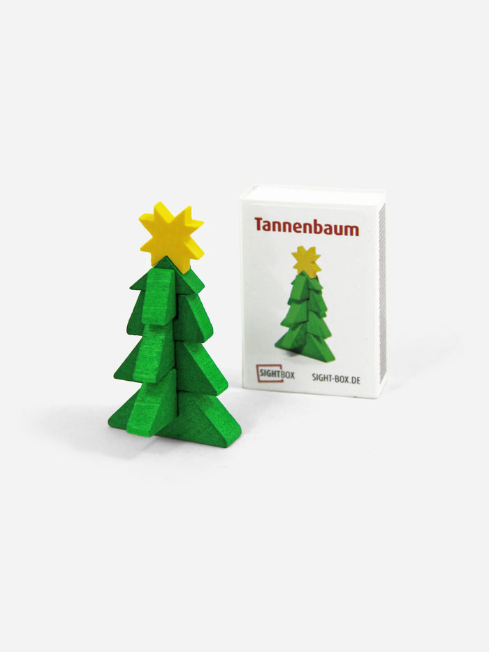 Tannenbaum als Miniatur-Holzbausatz