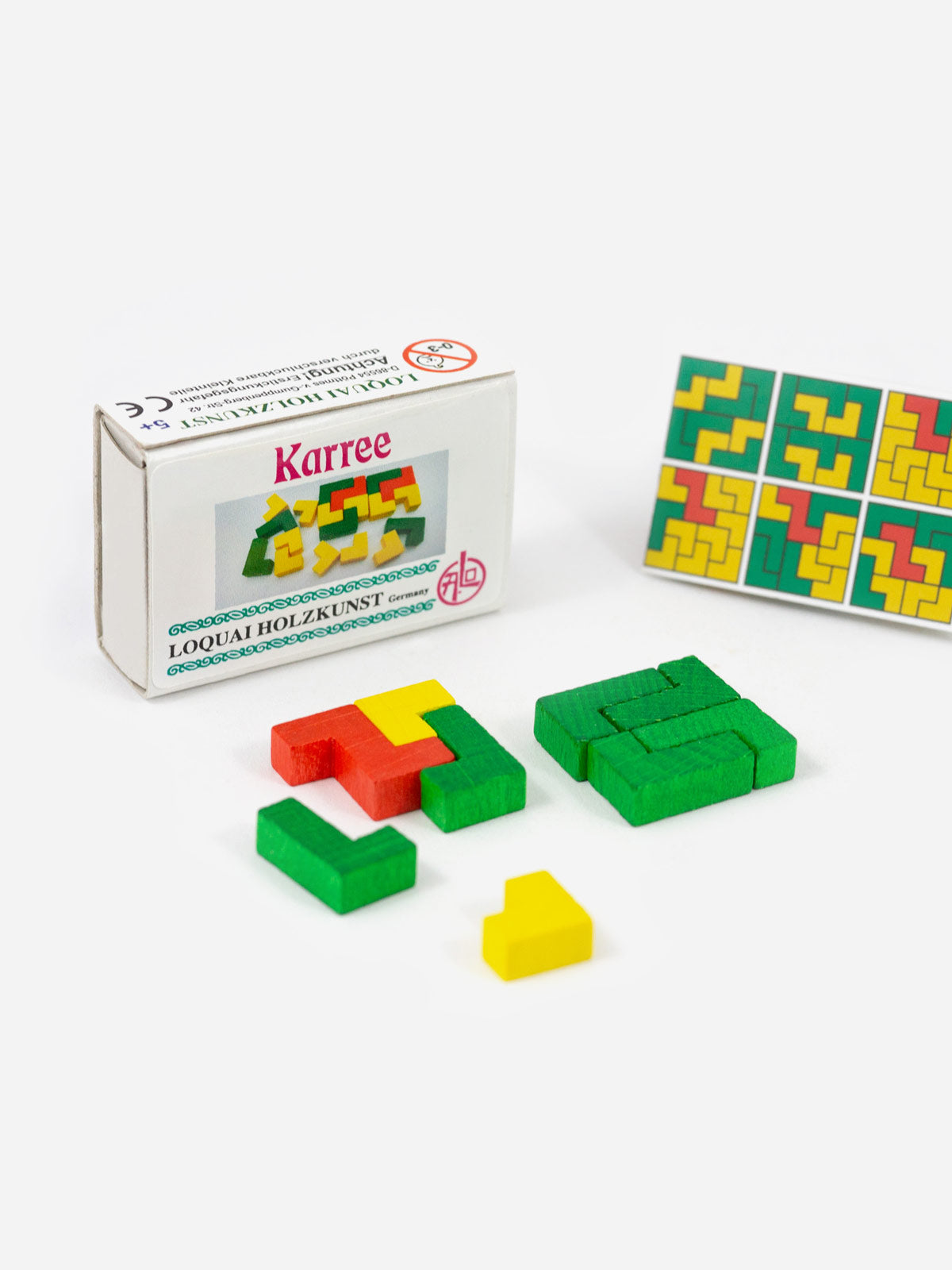 Miniatur Holzspiel Karree