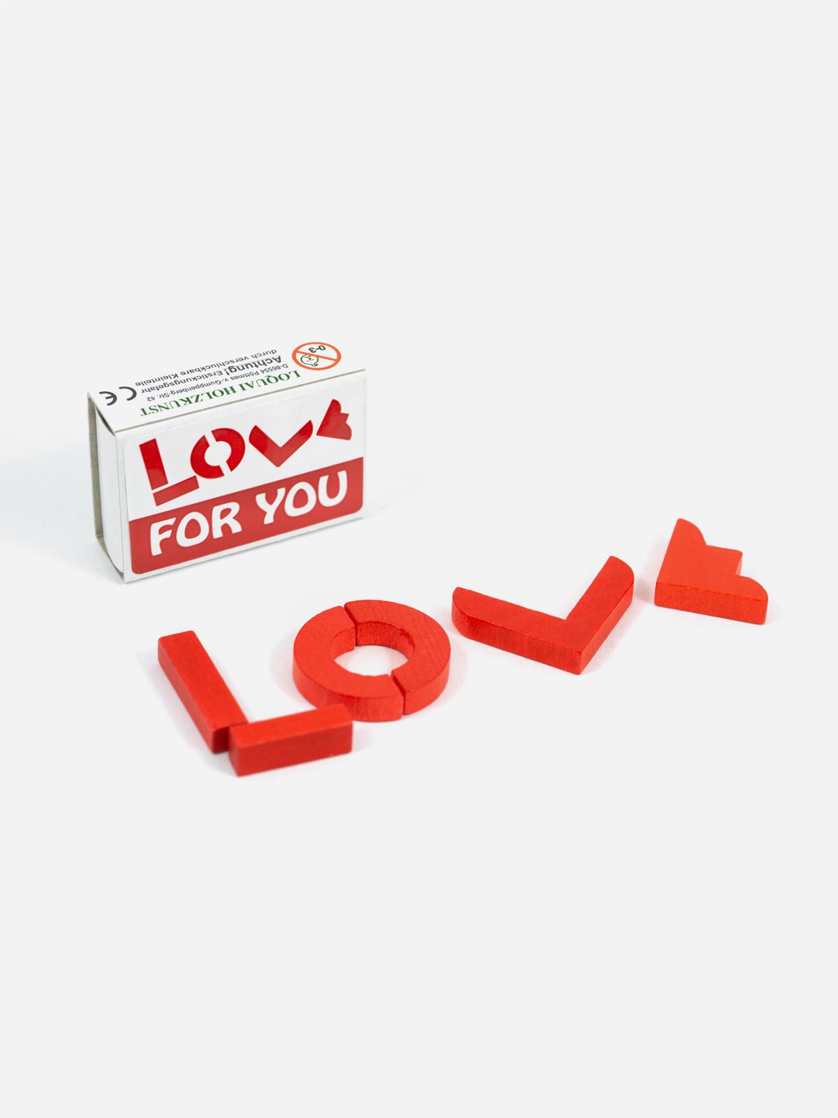 Miniatur Holzspiel Love for you
