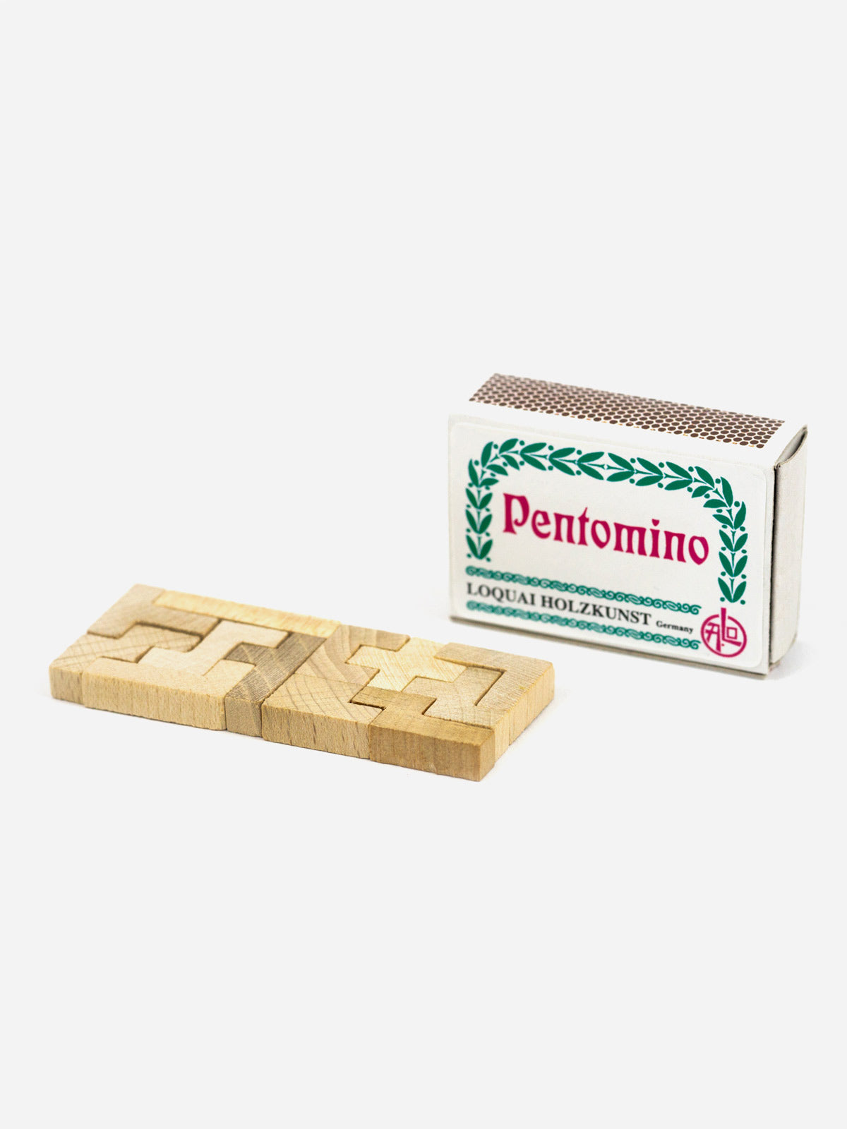 Miniatur Holzspiel Pentomino
