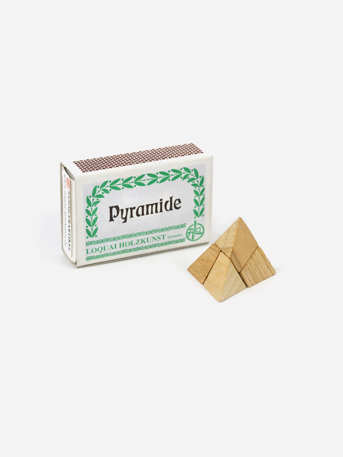 Miniatur Holzspiel Pyramide