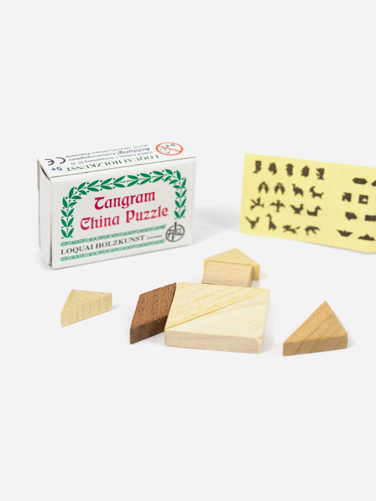 Miniatur Holzspiel Tangram China Puzzle
