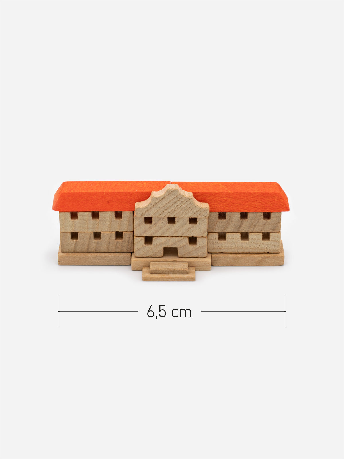 Miniatur des Städtischen Museums Halberstadt aus Holz, Breite 6,5 cm