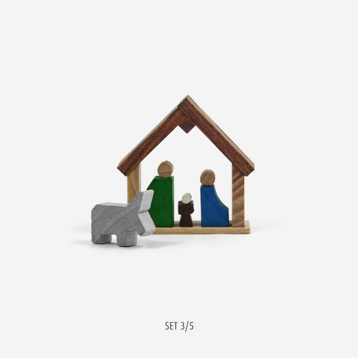 Weihnachtskrippe aus Holz – Teil 3 von 5 im Sightbox Weihnachtsbausatz-Set