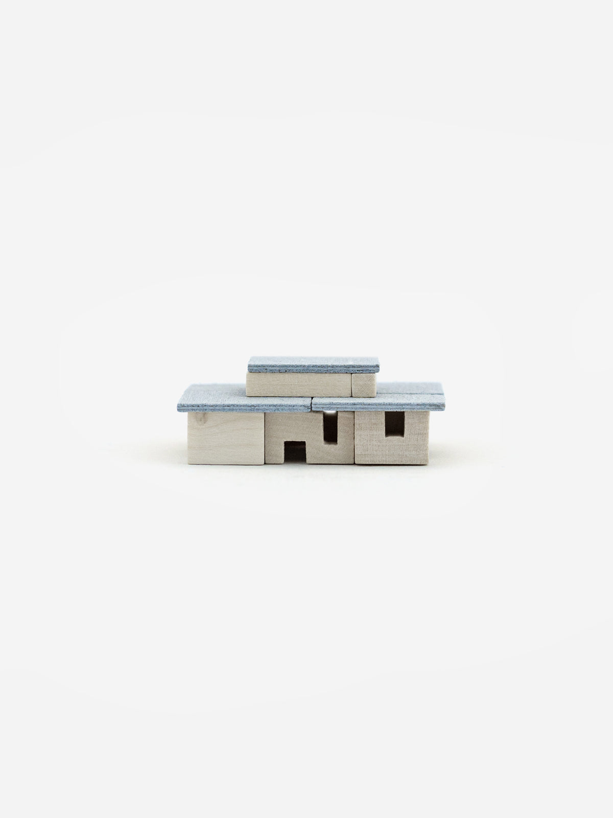 Haus am Horn Weimar - Miniatur Holzbausatz in der Streichholzschachtel